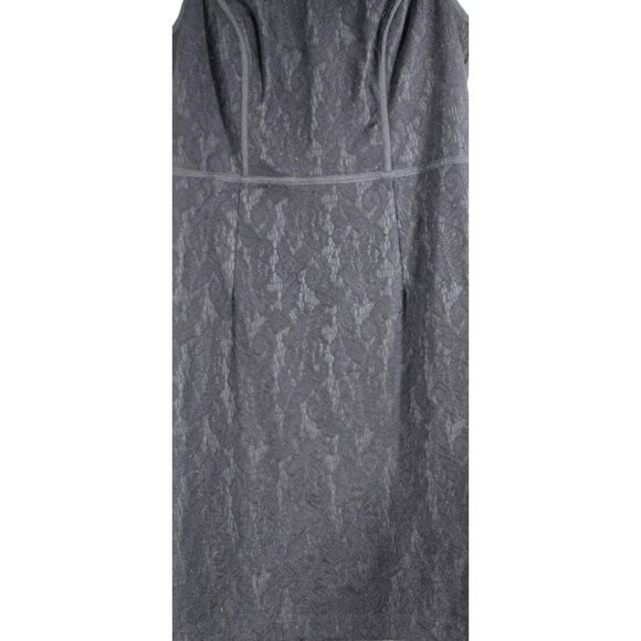 Ann Taylor Size 6P Dress Sleeveless Lined Tailored Floral Lace Overlay Body - Picture 5 of 7